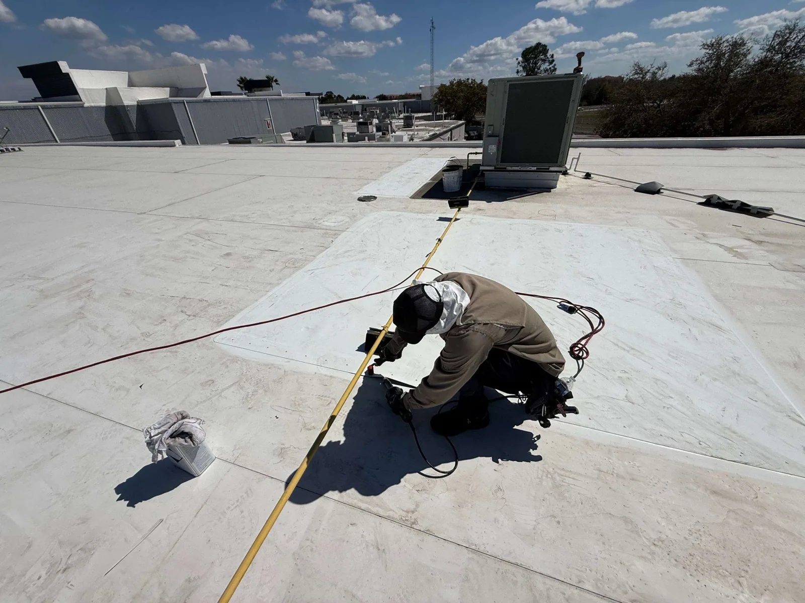 Commercial Roof Flashing Repair Commercial Roof Flashing Repair