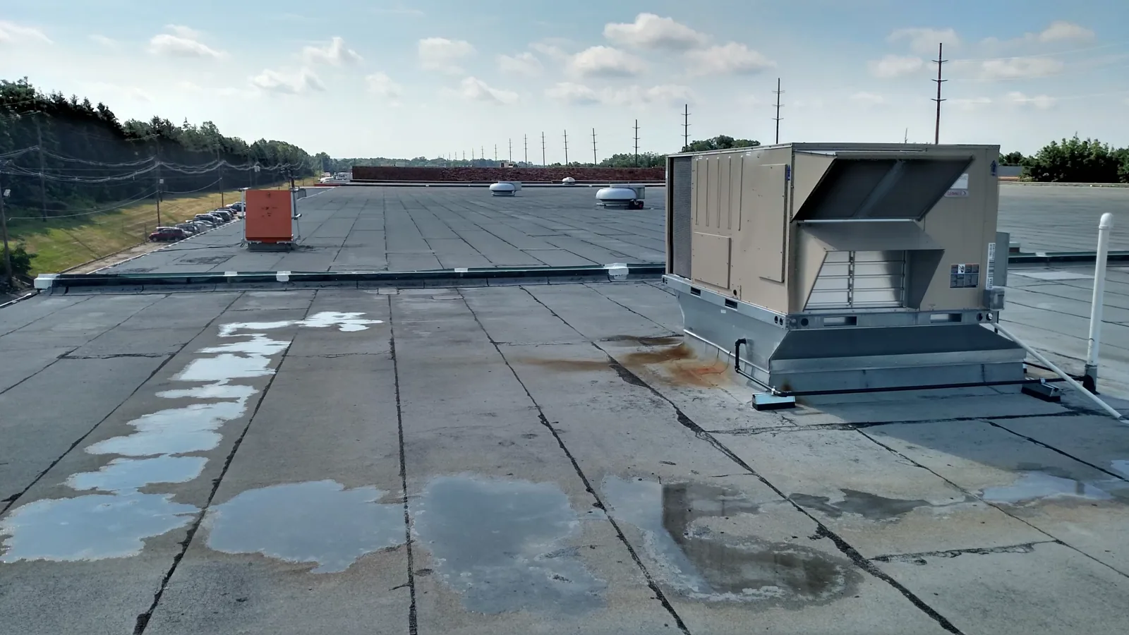 Commercial Ponding Water Roof Repair Commercial Ponding Water Roof Repair