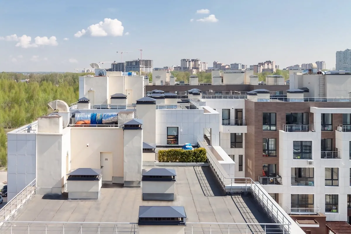 Commercial property roofing in Clarksville