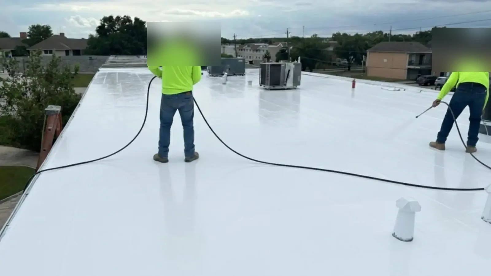 Commercial roof system installation in Clarksville