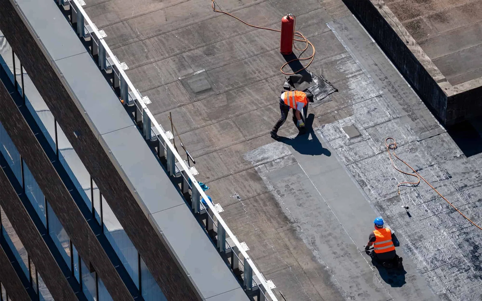 Commercial roof work in Clarksville, TN