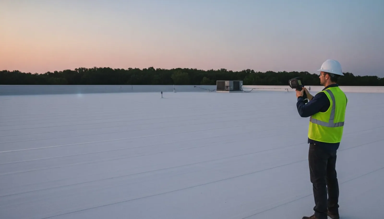 Infrared Roof Moisture Survey