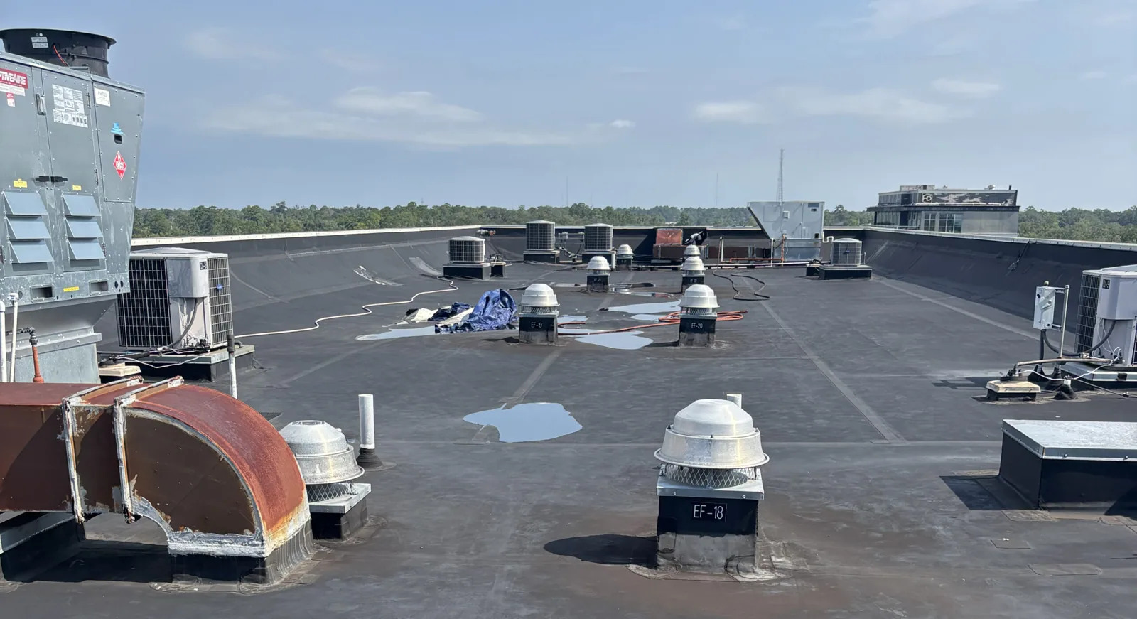 Infrared Roof Moisture Survey