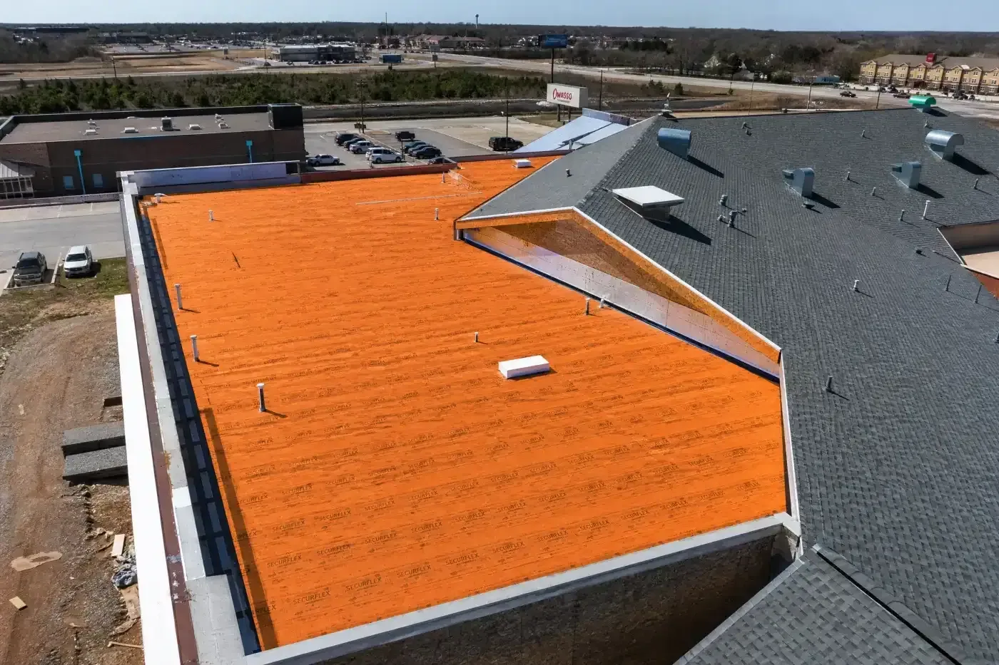 Infrared Roof Moisture Survey